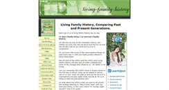Desktop Screenshot of living-family-history.com